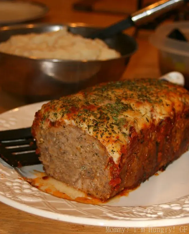 Parmesan Meatloaf {Gluten Free}