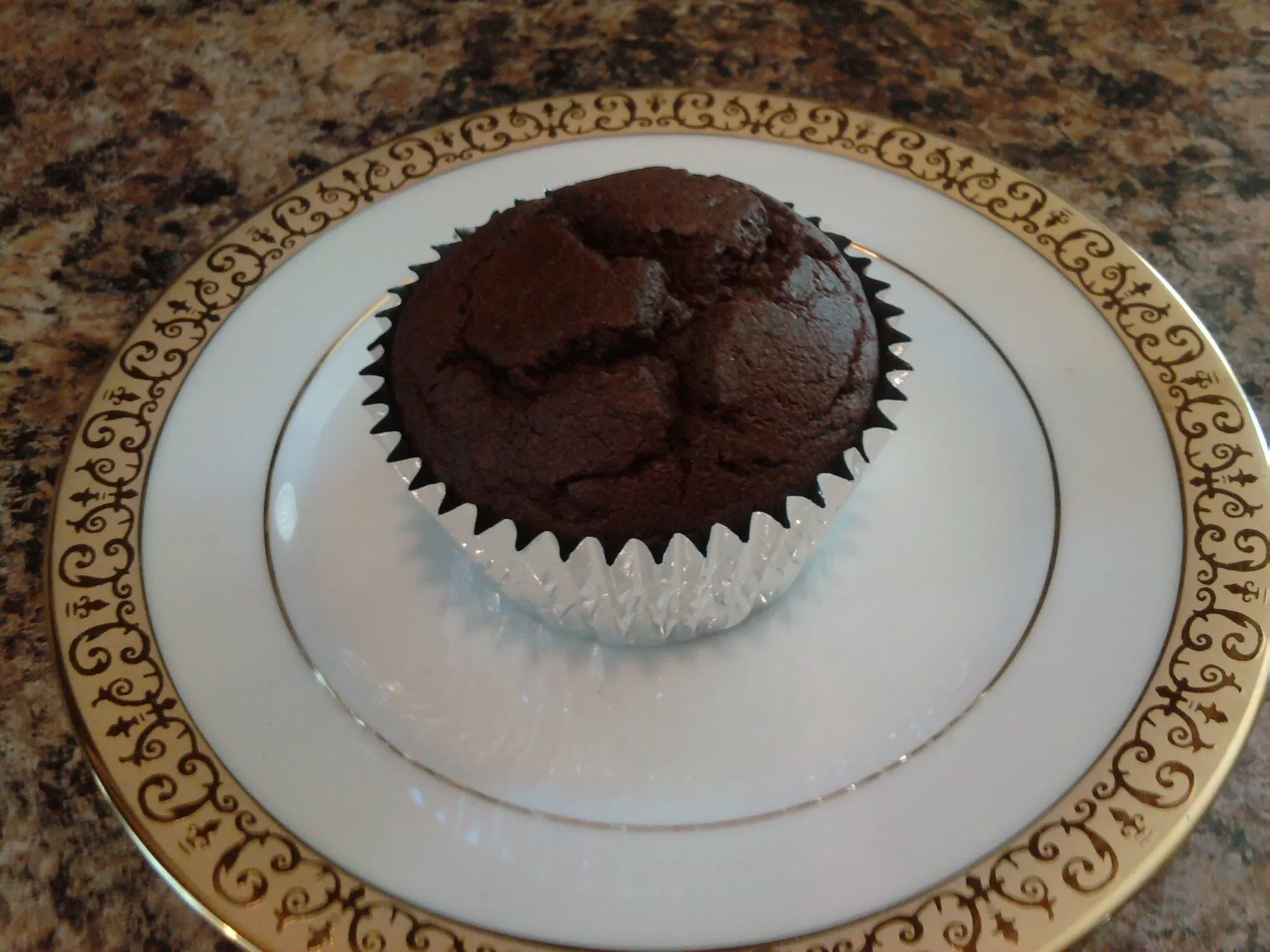 Dark Chocolate Buckwheat Cupcakes